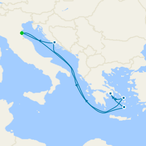 Greek Isles cruise from Ravenna
