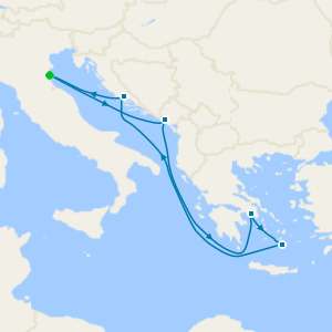 Greece and Adriatic cruise from Ravenna