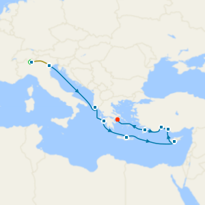 Greece, Cyprus & Turkey with Venice and Lake Como Stays