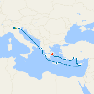Greece, Cyprus & Turkey with Venice and Lake Como Stays