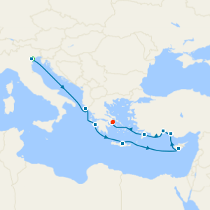 Greece, Cyprus & Turkey with Venice and Athens Stays