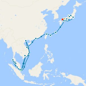 8 Nt Japan Nature, Heritage & Neon Lights Golden Route Tour fr. Singapore & Grand S.East Asia