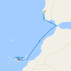 Iberia & Canary Islands from Lisbon with Stay