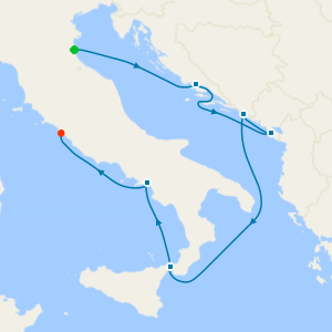 Italy & Croatia Explorer Cruise from Ravenna to Rome