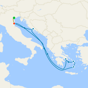 Greek Isles from Ravenna with Venice Stay