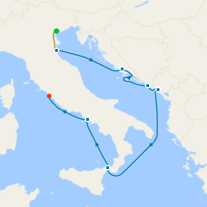 Italy & Croatia from Ravenna with Venice Stay