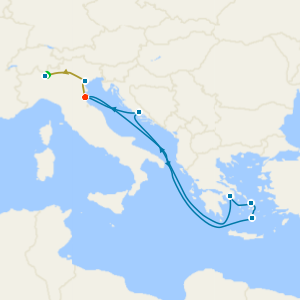 Lake Como and Venice Stays with Greek Isles