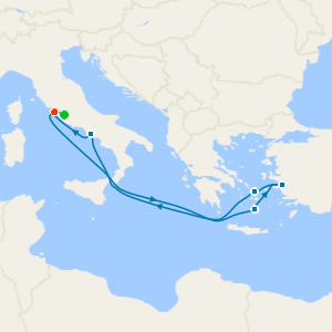 Greek Isles from Rome with Stay