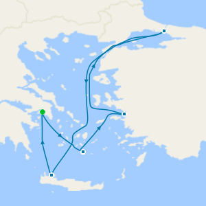 Best of Greece and Turkey cruise from Piraeus (Athens)