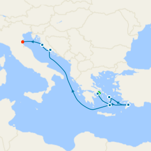 Greece & Croatia from Athens with Stay