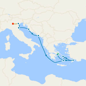 Greece & Croatia with Athens, Venice and Lake Garda Stays