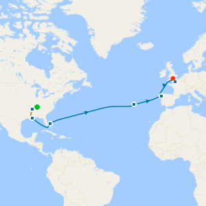 Deep South Music Adventure includes Nashville, Memphis & New Orleans with Tours and Transatlantic to Southampton