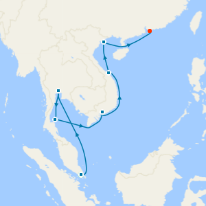 Singapore & Sentosa Island Stay, Thailand & Vietnam to Hong Kong