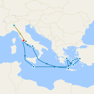 Swiss Alps, Bernina Red Train and Solar Eclipse from Rome with Milan and Rome Stays