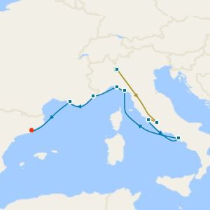 Swiss Alps, Bernina Red Train and Italian Riviera Explorer with Milan and Rome Stays