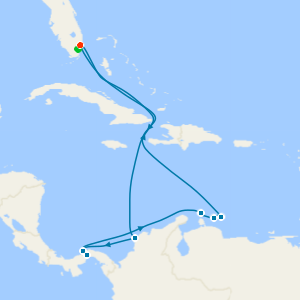 Panama Canal & Southern Caribbean from Ft. Lauderdale with 1nt Stay