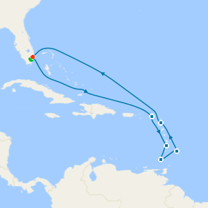 Ultimate Southern Caribbean from Ft. Lauderdale with 1nt Stay
