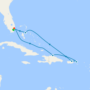 Eastern Caribbean from Ft. Lauderdale with 1nt Stay