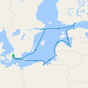 Baltic Sea from Copenhagen - Fly Cruise