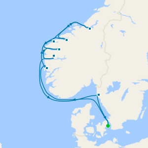 Norwegian Fjords from Copenhagen - Fly Cruise