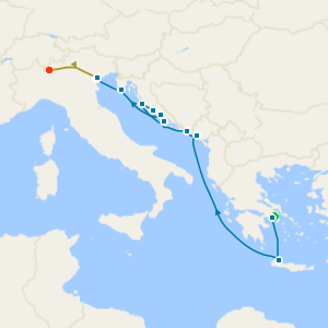 Croatia Intensive with Athens, Venice and Lake Como Stays
