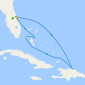 Bahamas & Dominican Republic with 7nt Orlando Stay and Car Hire
