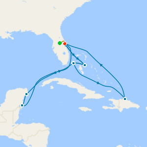 Universal Orlando Resort Stay with Bahamas, Mexico & Dominican Republic Adventure