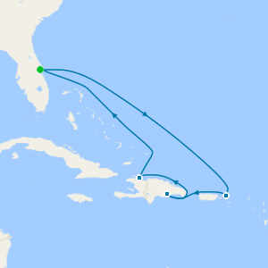 Eastern Caribbean from Port Canaveral