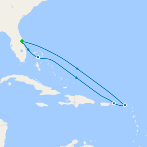 Eastern Caribbean and Perfect Day cruise from Port Canaveral (Orlando)