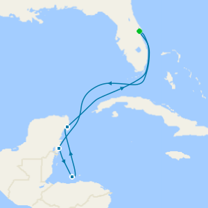 Western Caribbean from Port Canaveral