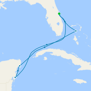 Western Caribbean from Port Canaveral