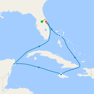 Western Caribbean & Perfect Day from Port Canaveral with 7nt Orlando Stay and Car Hire