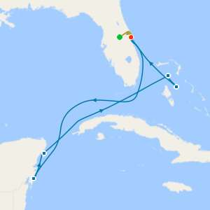 Western Caribbean & Perfect Day from Port Canaveral with 7nt Orlando Stay and Car Hire