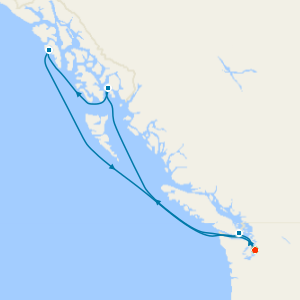 Alaska: Inside Passage & Glacial Fjords from Seattle with Stay