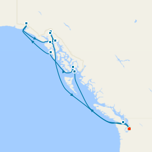 Alaska: Inside Passage & Hubbard Glacier from Seattle with Stay