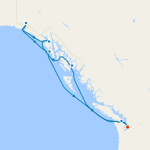 Alaska: Hubbard Glacier & Coastal Views from Seattle with Stay