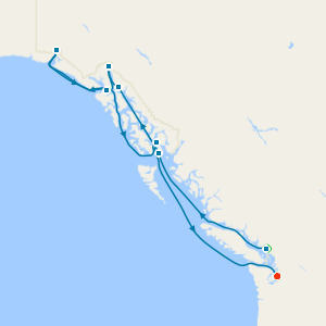 Alaska with Vancouver and Seattle	Stays