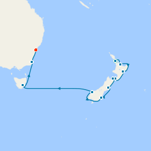 Wellington, Hobart & Sydney from Auckland to Sydney with Stays