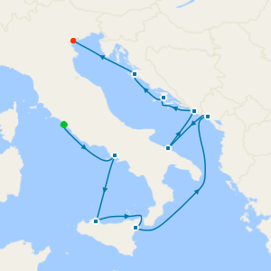 Adriatic Sea & Western Med from Rome to Fusina (Venice) - Fly Cruise