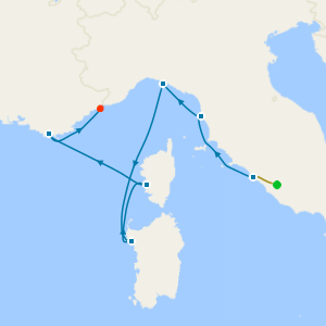 Luxury Stays in Rome & Nice, Western Mediterranean Voyage