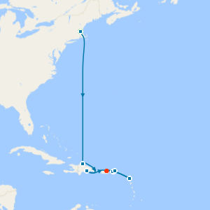 Puerto Plata, St. John's & Tortola from Boston with Stay