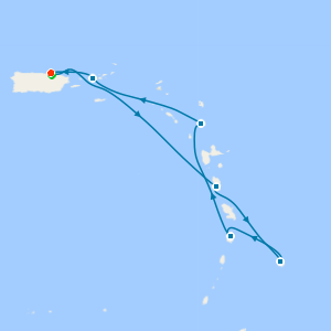 Southern Caribbean From San Juan with Stay