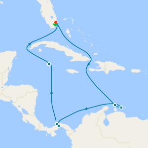 Panama Canal & Southern Caribbean with Miami Beach Stay