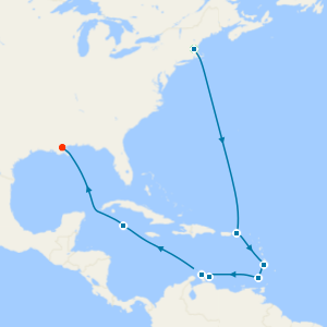 Caribbean from Boston to New Orleans with Stay