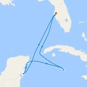 Perfect Day Mexico & Cayman From Tampa with Stay