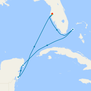 Perfect Day Mexico & Bahamas From Tampa with Stay