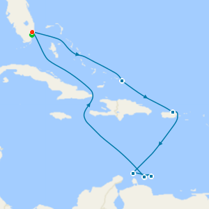 Ultimate Southern Caribbean with Miami Beach Stay