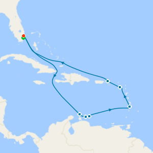 Ultimate Southern Caribbean with Miami Beach Stay