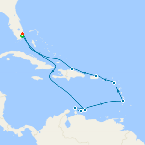 Ultimate Southern Caribbean with Miami Beach Stay