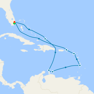 Ultimate Southern Caribbean with Miami Beach Stay